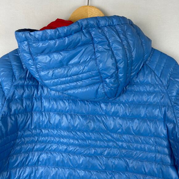 Outdoor Research Down Baja Pullover Puffer Jacket Blue/Red 268499 Women's Size M - Picture 8 of 9